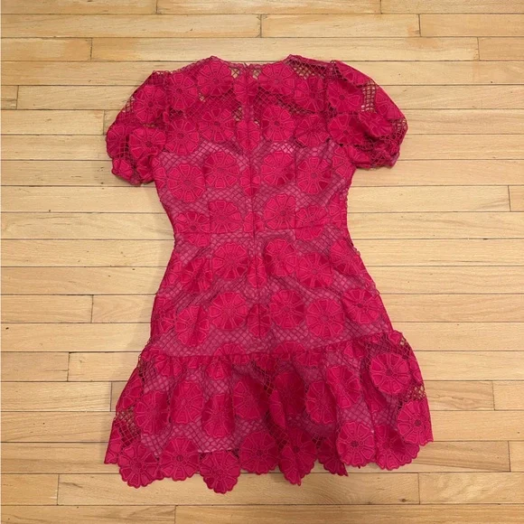 lace dress and tights set HEY VALENTINE RED LACE MATCHING SET – AKIRA main image 0